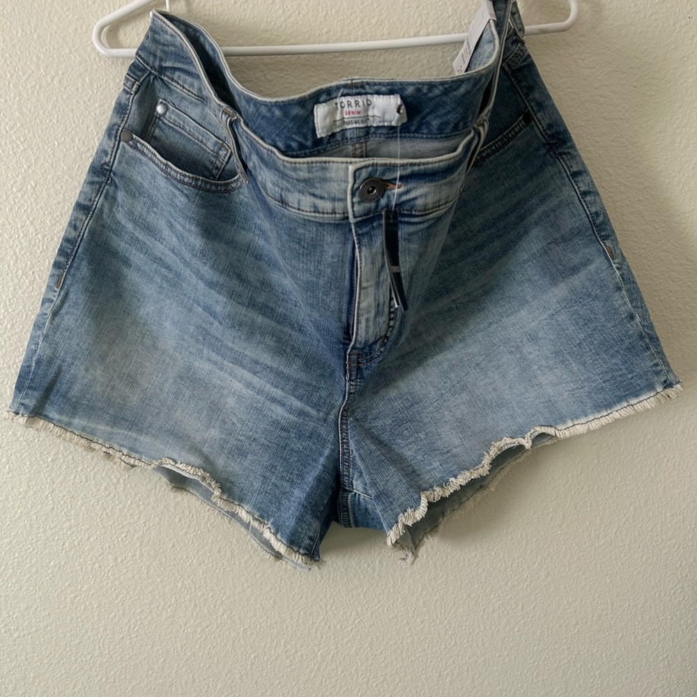 Denim shorts